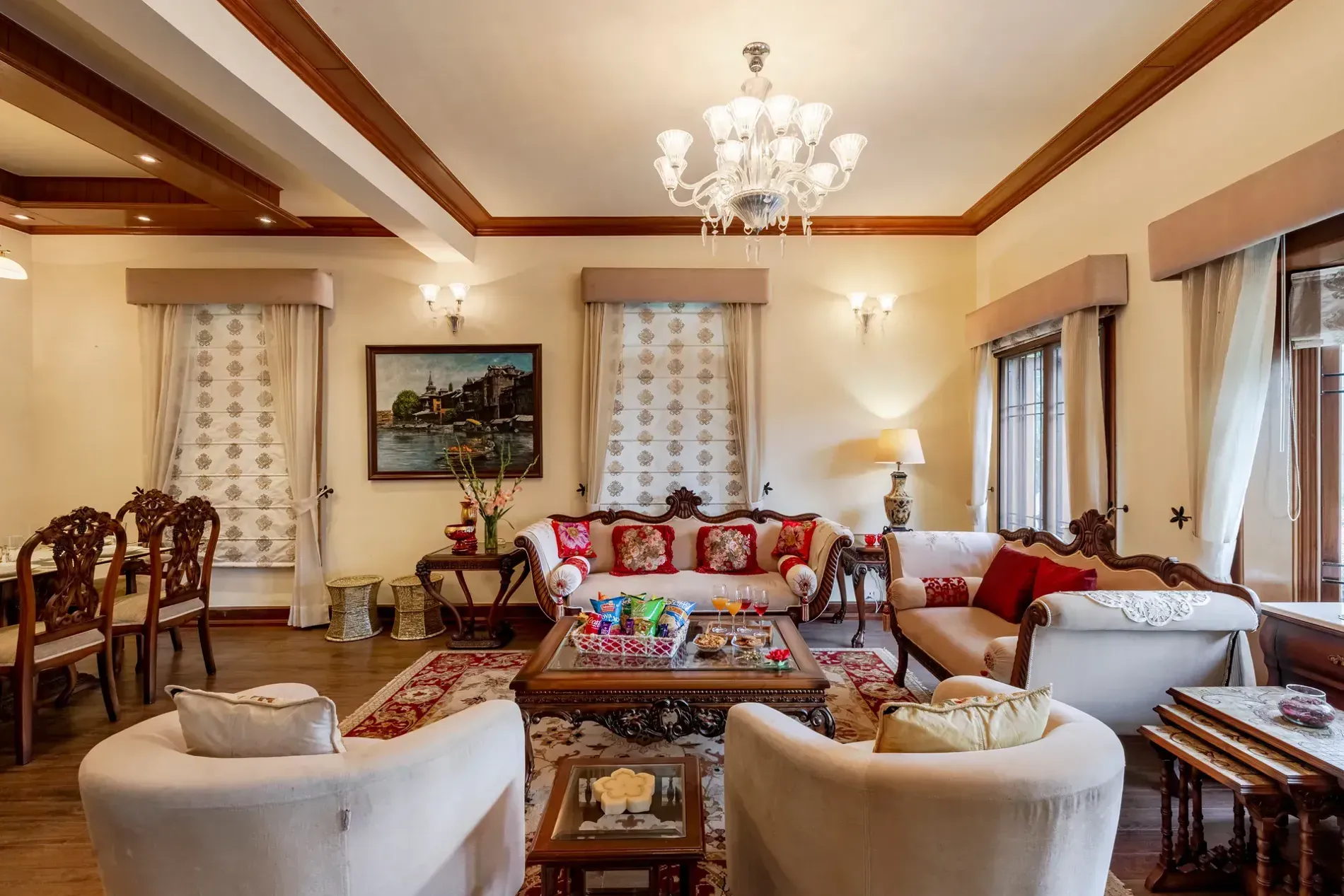 The Meadow I Elegant 3-BHK Hill Retreat With Entertainment Lounge & Terrace in Dharampur