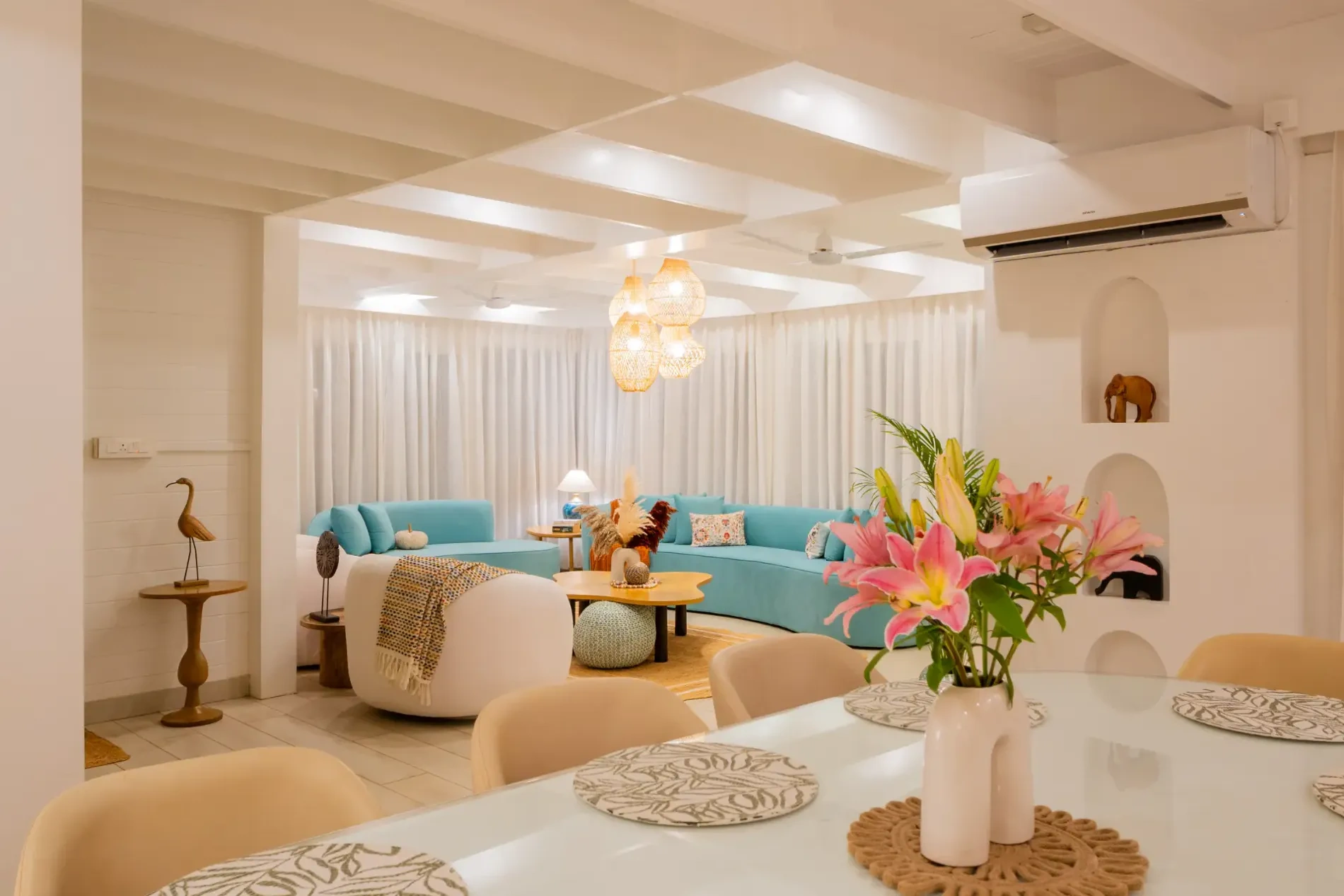 House of Neptune | 3-BHK Cottage with Gazebo & Bar