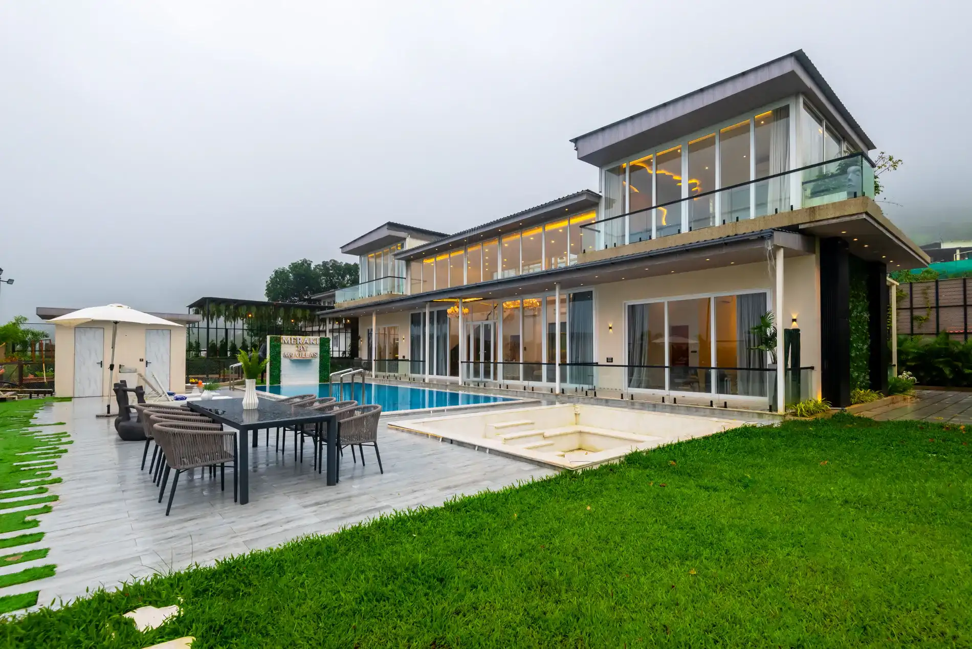 Meraki Villa | Majestic 4-BHK Glass Villa With Private Pool