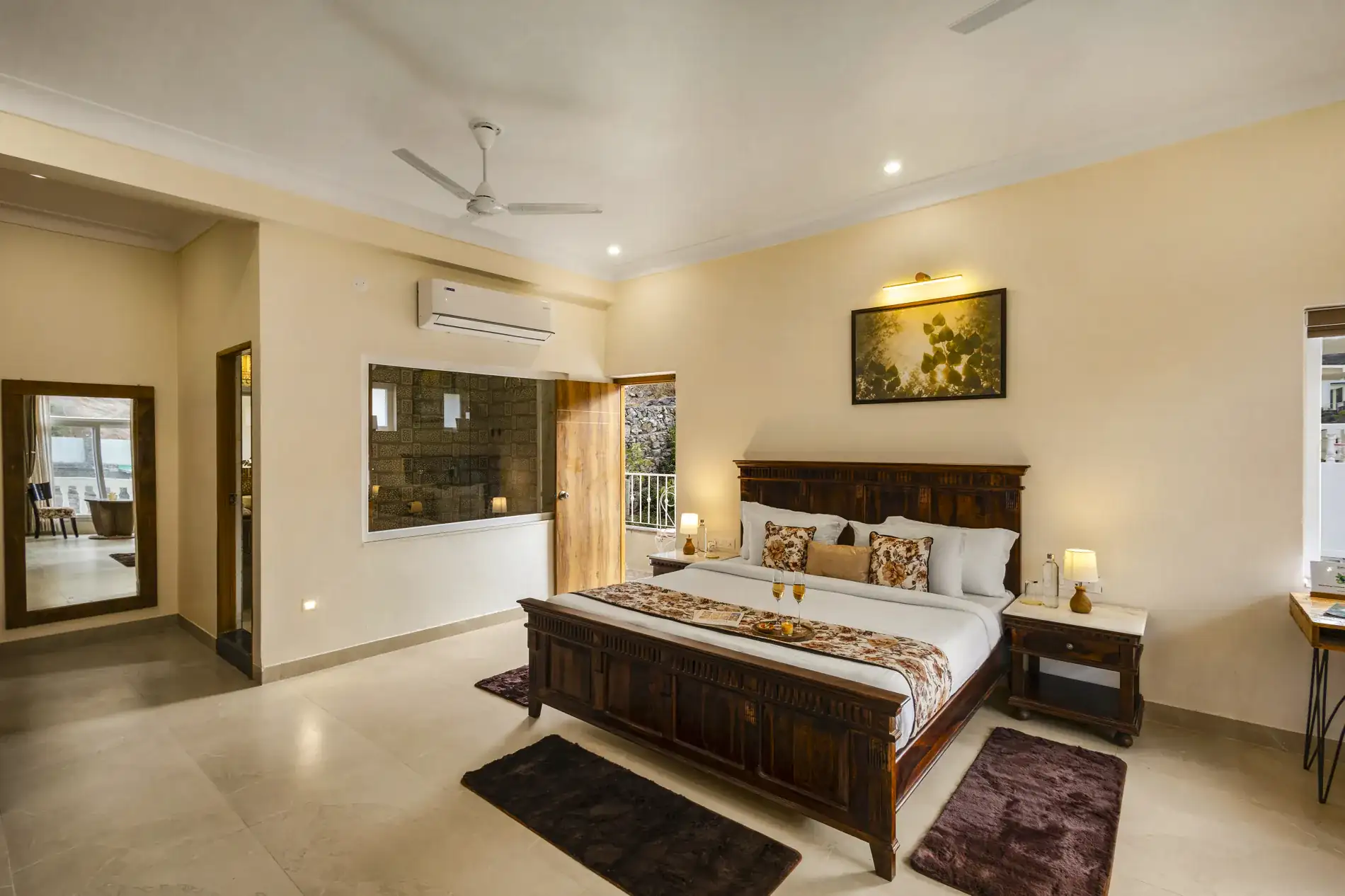 Mandovar Mountain Valley Retreat | 4 Room Pet-friendly Suite In a Private Estate with Shared Pool