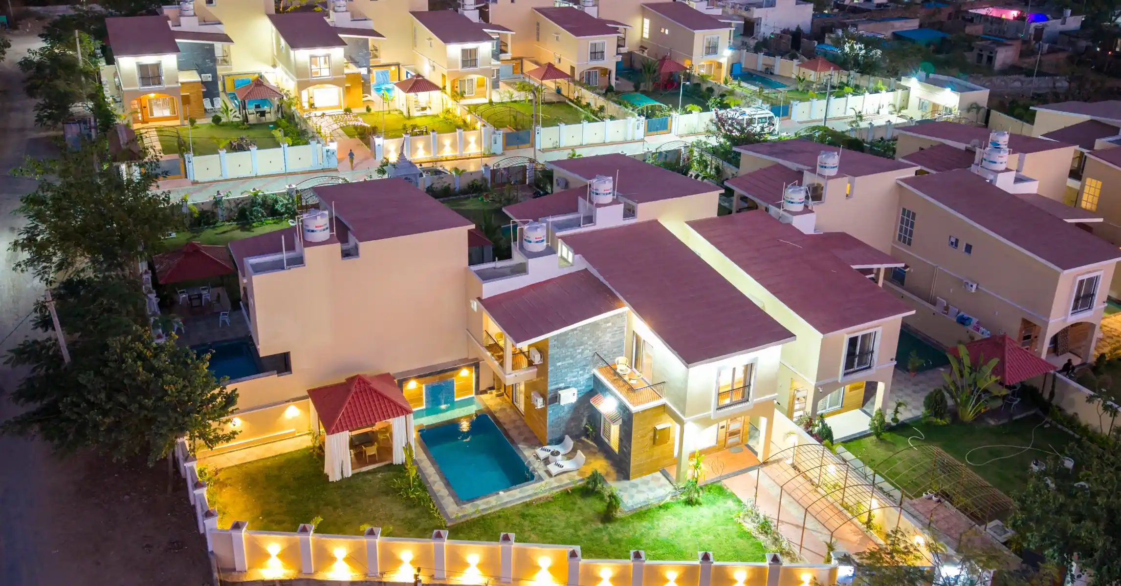 Casa llios | Country-Style 3-BHK Villa with Private pool, Gazebo and Landscaped Garden